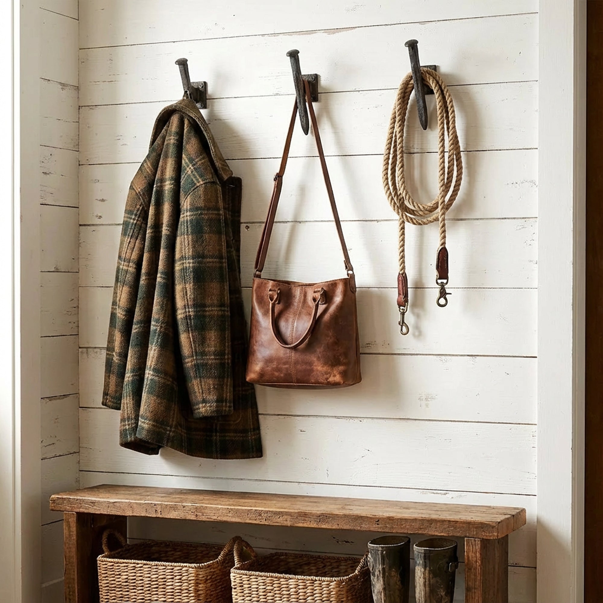 Farmhouse Decor with Cast Iron Hooks: A Room-by-Room Guide