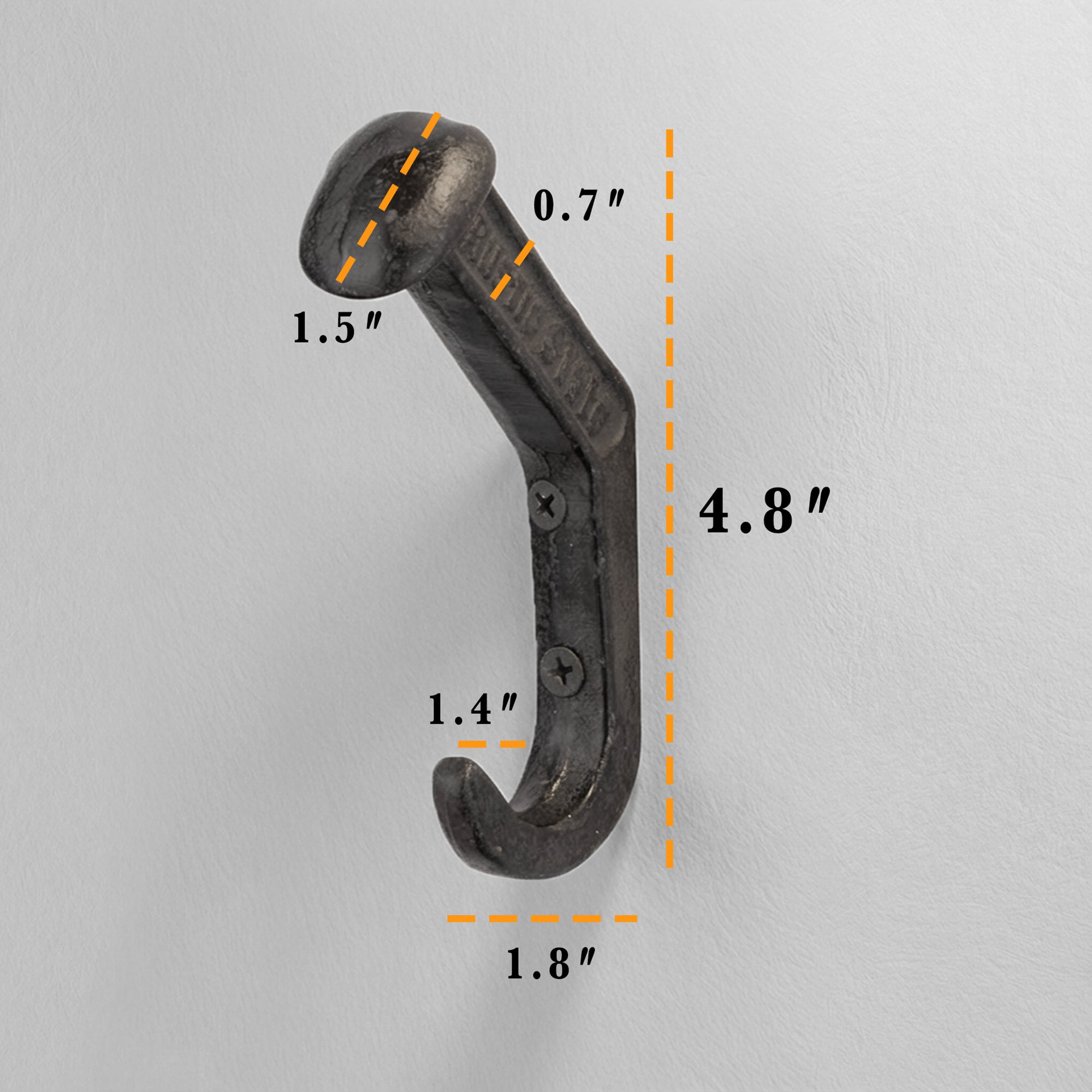 Slack Railroad Spike Hook - Set of 3 PCS