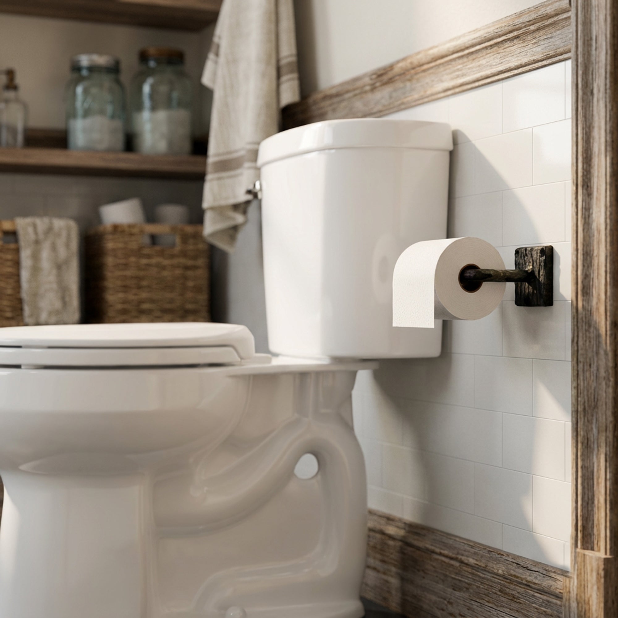 Motris Cast Iron Toilet Paper Holder