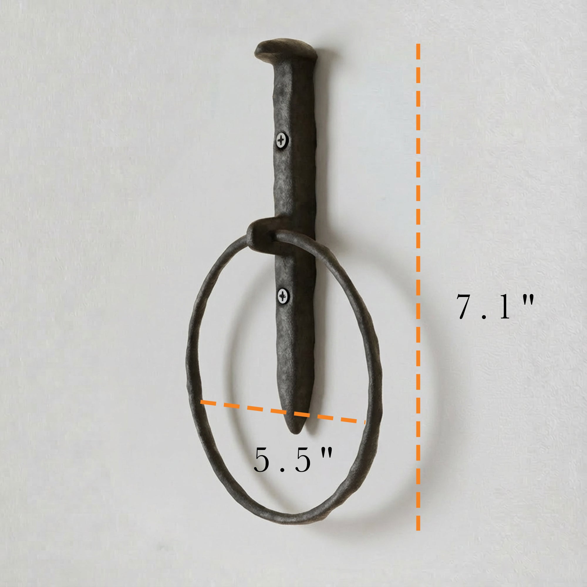 Fred Wall Mount Railroad Spike