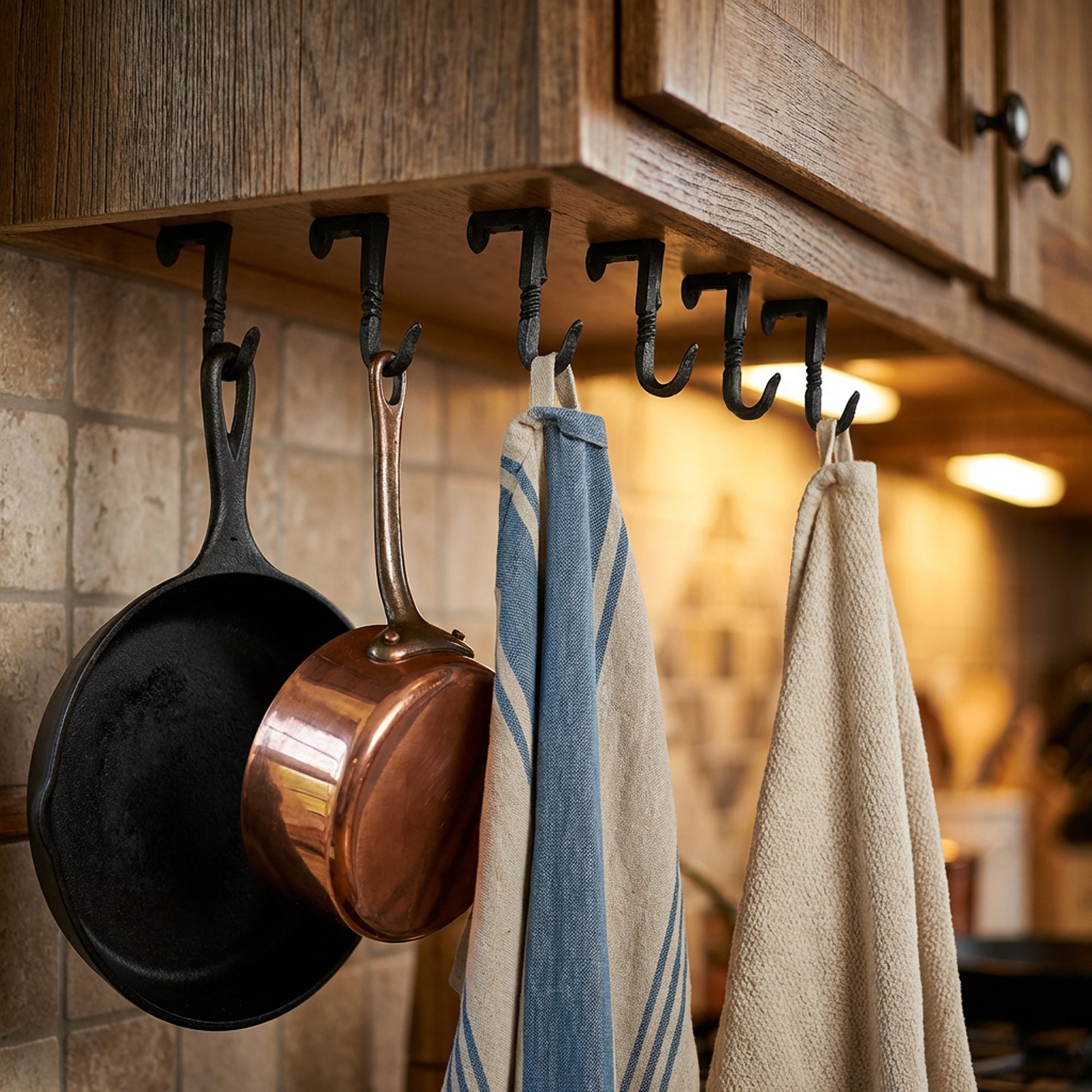 Spur Under Cabinet Hooks – Set of 6 PCS