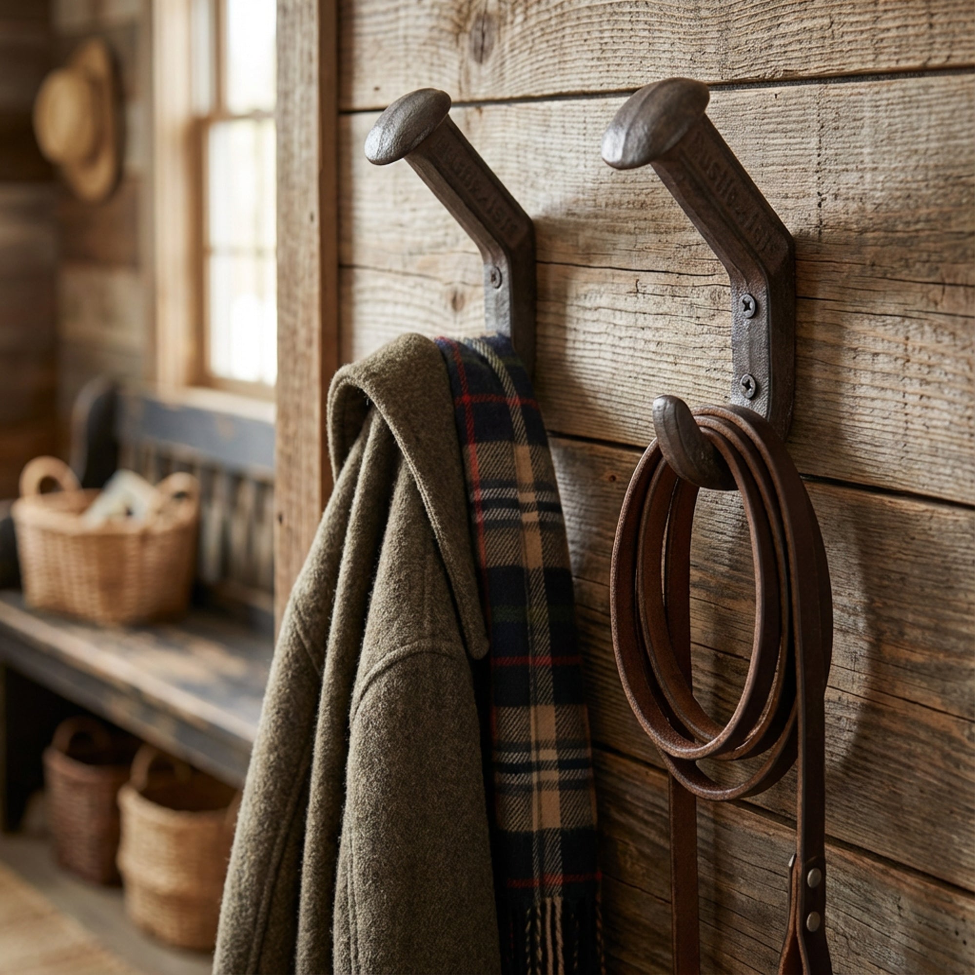 Slack Railroad Spike Wall Hook - Set of 2 PCS