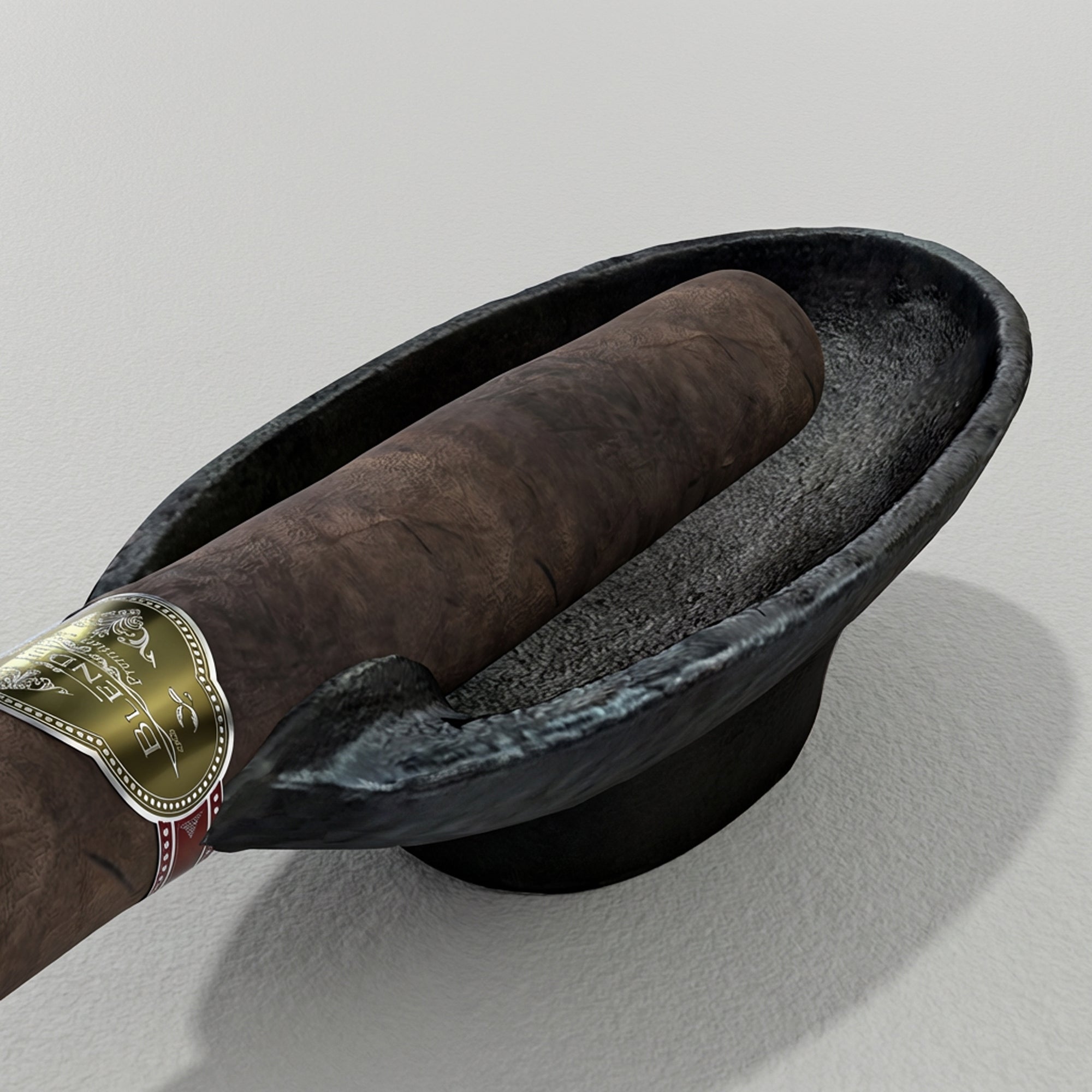 Perfecto Cast Iron Cigar Ashtray