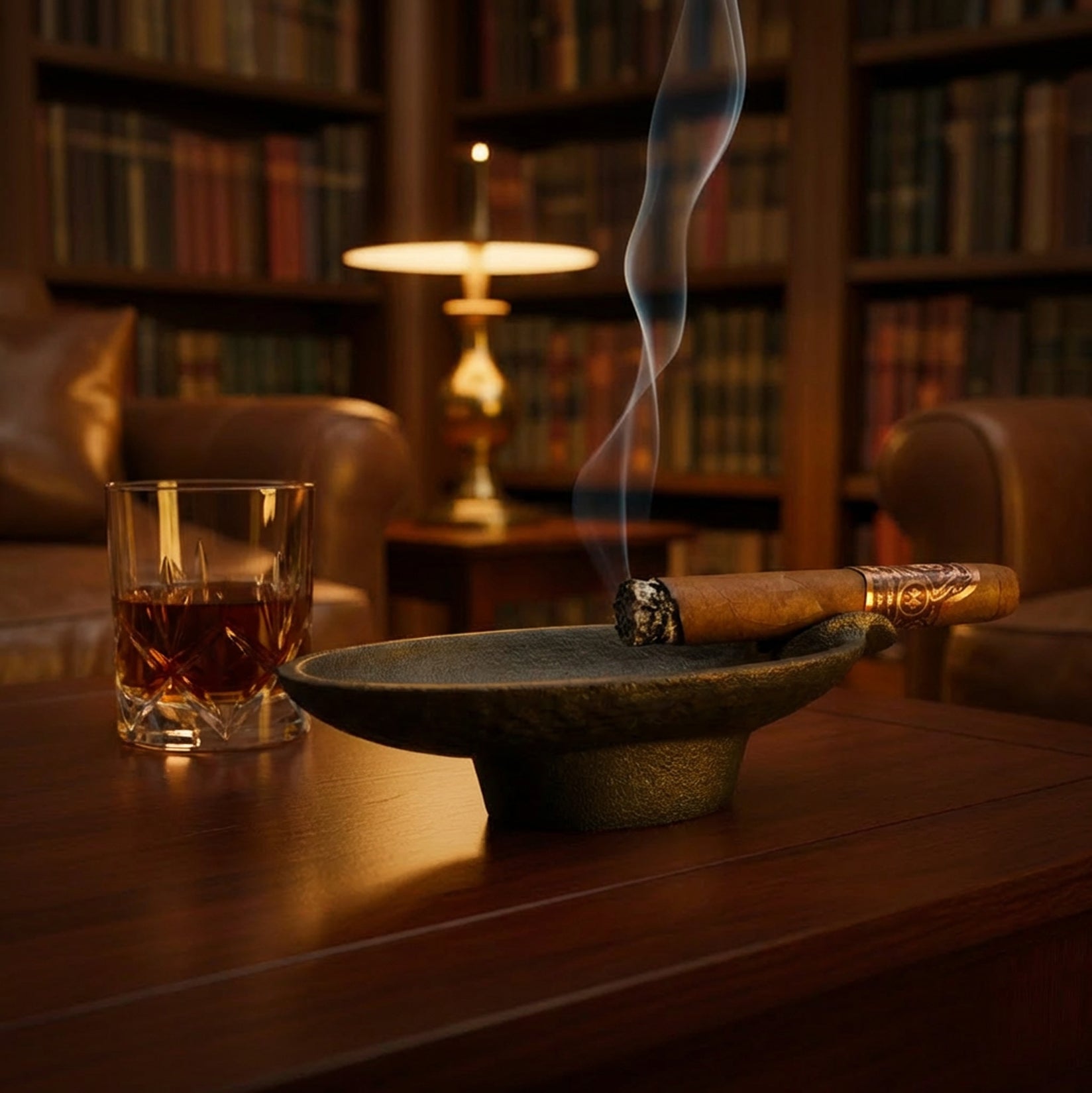 Perfecto Cast Iron Cigar Ashtray
